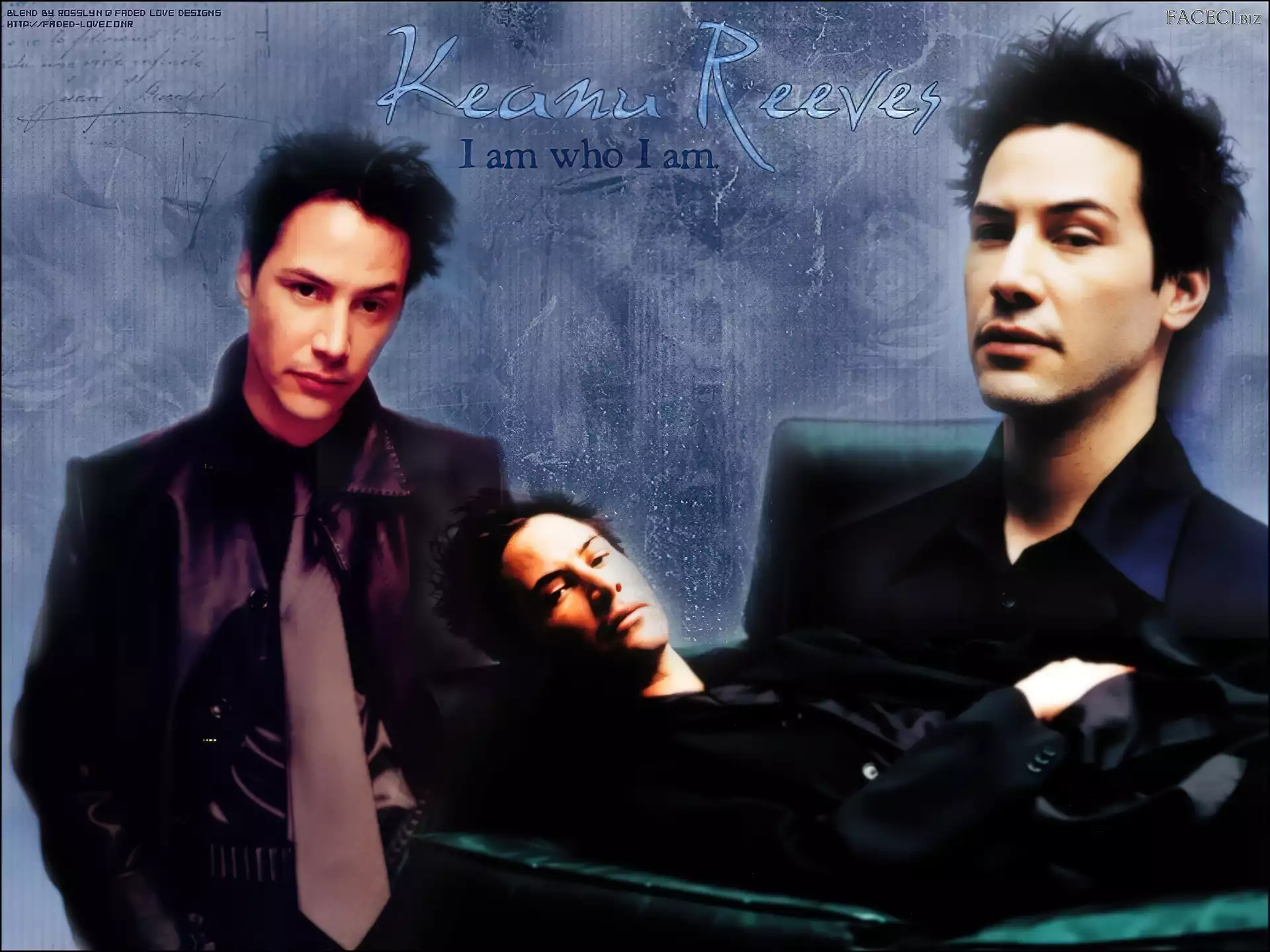 Keanu Reeves, czarny strój